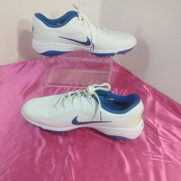 Nike Mens SZ 9 React Vapor 2 Golf Shoes White Blue BV1135-102 NWOB. main image 8